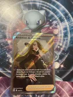 Carte Pokemon Ambition de Cynthia Full Art 169/172 EB9 Stars Etincelantes - Image 1