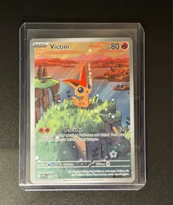 Pokemon Victini 208 SVP Karmesin&Purpur Black Star Promo Deutsch Full Art - Image 1