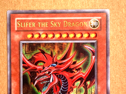 yugioh ORIGINAL 1996 SLIFER THE SKY DRAGON GB1-001 Ultra Rare Near Mint - Image 3