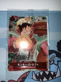 [Sealed] Monkey D. Luffy ONE PIECE Card Japan P-080 Promo Mos Burger Promo YB16 - Image 1