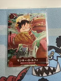 [Sealed] Monkey D. Luffy ONE PIECE Card Japan P-080 Promo Mos Burger Promo YB16 - Image 2