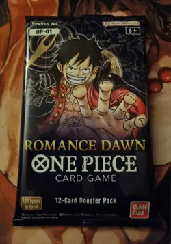 OP-01 Romance Dawn Sealed Booster Pack English One Piece TCG - Image 1