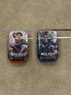 Lot of 2 One Piece Card Game Tin Pack Set Vol 2 Factory Sealed New 🔥 - Image 1