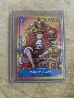 Monkey.D.Luffy (2nd Anniversary Stamped Promo) P-043 - One Piece TCG - English 1 - Image 1