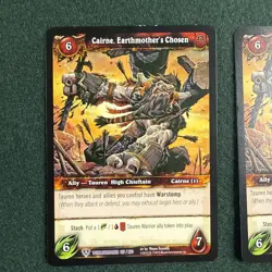 World of Warcraft TCG Worldbreaker 167/270 Cairne, Earthmother’s Chosen - Image 3