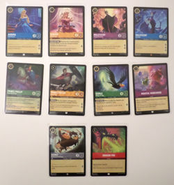 Disney Lorcana Theme - Sleeping Beauty - Lot of 10 cards Aurora, Maleficent - Image 2