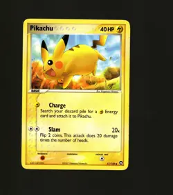 Pokemon Pikachu TCG EX Power Keepers Card 57/108 Regular Common MP Condition - Image 1