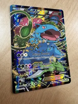 Venusaur EX XY123 Pokemon XY Promo Ultra Rare Card XY TCG Black Star Promo - Image 1