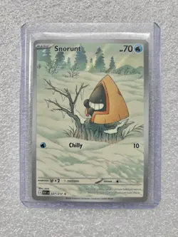 Pokemon Snorunt 227/217 2026 Ice Basic 70HP 10 Attack Common Card - Image 1