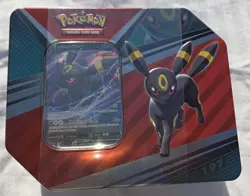 POKEMON UMBREON V HEROES TIN TRADING CARD GAME FACTORY SEALED 2022 - Image 1