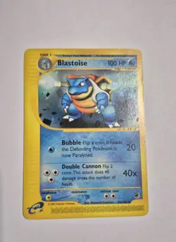Blastoise Expedition Non-Holo Pokemon Card 2002 36/165 Rare EDGE WEAR - Image 1