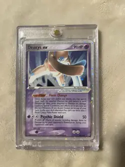Pokemon Deoxys ex EX Deoxys Holo Rare EX Card 99/107 90 HP Psychic Shield 2005 - Image 1