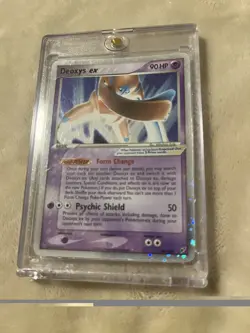 Pokemon Deoxys ex EX Deoxys Holo Rare EX Card 99/107 90 HP Psychic Shield 2005 - Image 2
