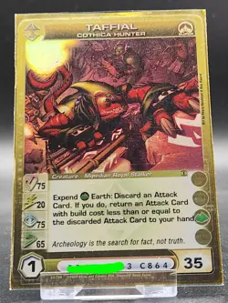 Chaotic Card : Taffial Cothica Hunter Alliances Unraveled Super Rare Creature - Image 1