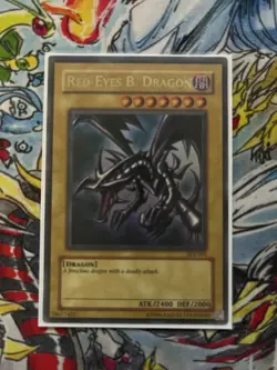Yu-Gi-Oh! Red-Eyes B. Dragon SDJ-001 Starter Deck Joey Ultra Rare Konami Card - Image 1