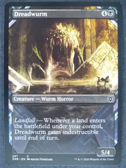 Dreadwurm Showcase Mint - Mtg Magic Cards #2V - Image 1
