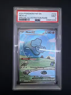 Pokemon TCG Mew EX Special Illustration Rare Card Paldean Fates - Image 1
