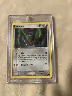Pokemon Rayquaza POP Series 1 Holo Rare Card 3/17 80 HP Nintendo 2006 - Image 3
