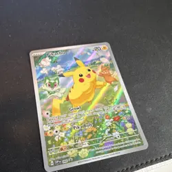 Pokemon Pikachu SVP 088 Scarlet & Violet Promo Full Art Holo Card - Image 1