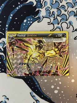 Yveltal Break 66/114 Steam Siege Holo Rare Card Raw NM-LP - Image 1