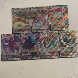 Pokemon TCG 7 Card VMAX Bundle Lot – All Ultra Rare VMAX Cards NM/M Near Mint+++ - Image 1