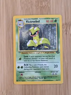 Victreebel 14/64 Holo Pokemon Jungle Set Vintage WOTC Rare Card LP - Image 1