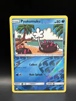 Reverse Holo Pyukumuku 52/236 - Pokemon Unified Minds Card - NM - Image 1