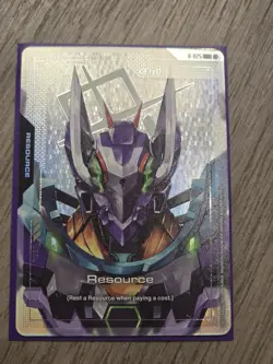 Bandai Gundam War• Steel Requiem• Resource Card•Holo R-025• C+ - Image 1