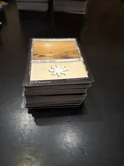 Mtg Basic Plains Land Lot Of 100 Mixed Sets - Image 1