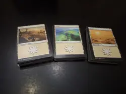 Mtg Basic Plains Land Lot Of 100 Mixed Sets - Image 2
