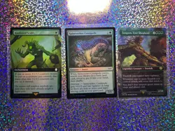 2024 MTG Fallout (PIP) Rare Foil 0470 Hardened Scales (Extended Art) - Image 1