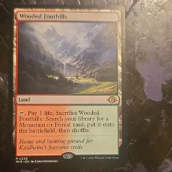 Wooded Foothills Modern Horizons 3 Regular Land Wizards English - Image 1