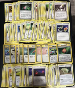 Pokemon TCG Lot of 150+ Trainer Cards Common Uncommon Vintage - Image 1