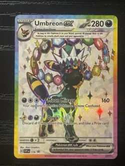 Pokemon Umbreon EX SVP 176 Premium Figure Collection Black Star Promo NM- - Image 1