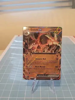 Holo Golem ex - 076/165 Double Rare Scarlet and Violet 151 Pokemon TCG - Image 1