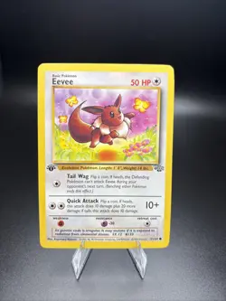 Pokemon TCG Eevee Jungle 1st Edition Card 51/64, Regular Common, NM - Image 1