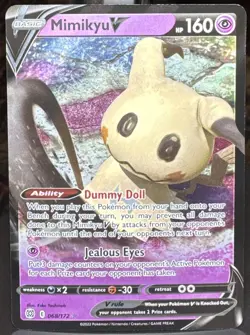 Pokemon TCG Mimikyu V 068/172 Swsh09 Brilliant Stars Ultra Rare (Full Art) Holo - Image 1