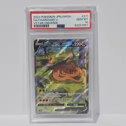 Charizard V Pokemon 2022 FA s12a VSTAR Universe SAR Japanese 211/172 PSA 10 🔥 - Image 1