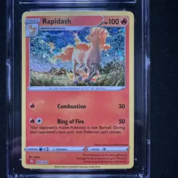 Pokemon CGC 10 Gem Mint TCG Classic Collection Holo Rapidash CLC 005/034 - Image 3