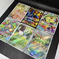 pokemon tcg phantasmal flames Ilustrstion Rare Full Art Bundle Lot Of 6 - Image 2