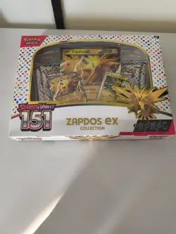 Pokemon TCG Scarlet & Violet 151 Zapdos Ex Collection Box Factory Sealed - Image 1