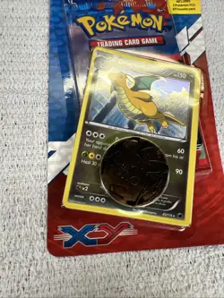Pokemon XY Base Set Checklane Blister Pack - Dragonite Art - - Image 3