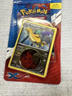 Pokemon XY Base Set Checklane Blister Pack - Dragonite Art - - Image 4