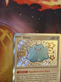 Ditto - SV: Paldean Fates 201/091 Baby Shiny NM Pokemon TCG - Image 4