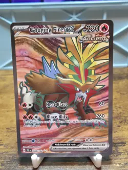 2024 TCG Pokemon #188 Gouging Fire ex 188/162 Holo Full Art Temporal Forces - Image 1