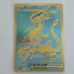 Pokemon Miraidon ex 243/091 SV: Paldean Fates Hyper Rare Holo English - Image 1