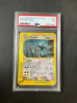 PSA 7 Pokemon TCG Aquapolis #148/147 Kingdra (148) Holo - Image 1