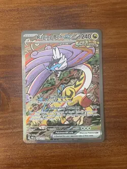Raging Bolt ex 166/131 Illustration Rare Paradox Rift NM Pokemon - Image 1