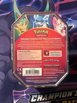 Pokemon 2018 Evolution Celebration Tin Leafeon GX Sealed - Image 3