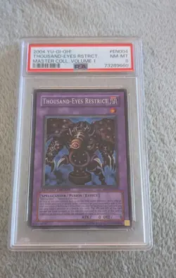 Yu-Gi-Oh: Thousand-Eyes Restrict MC1-EN004 LIMITED EDITION PSA 8 - Image 1
